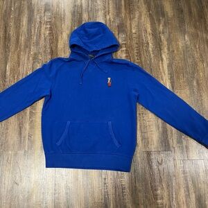 Polo Ralph Lauren Bear Hoodie – Blue, Size M – Classic